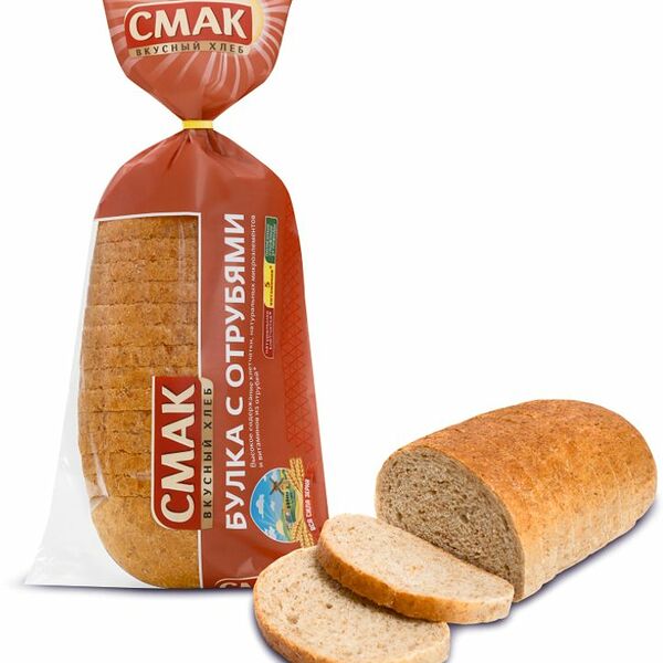 Булка Смак с отрубями нарезка 330г