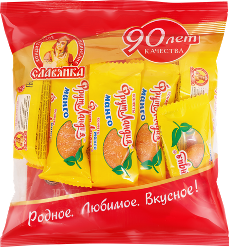 

Конфеты Славянка Фрутландия манго 194 г