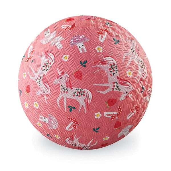 Мяч «Сад единорогов» розовый 3+, Crocodile Creek, 18 см, США