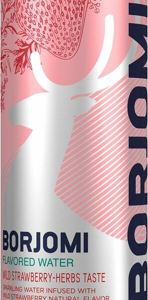 Напиток безалкогольный Боржоми Флейворд Вотер дикая земляника-экстракт артемизии, 330мл