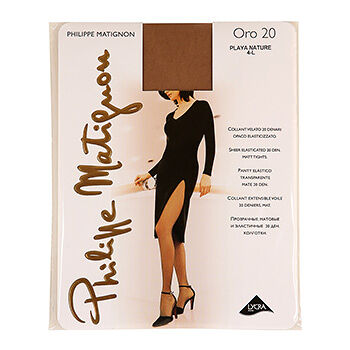 Колготки женские Philippe Matignon Oro 20 Den бежевые р. 4