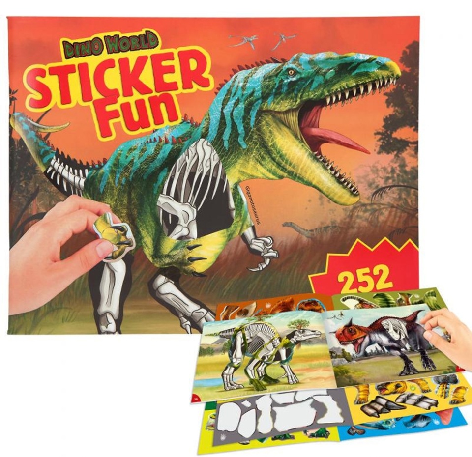

Альбом «Создай Динозавра» с наклейками, Dino World, 252 стикера, Германия