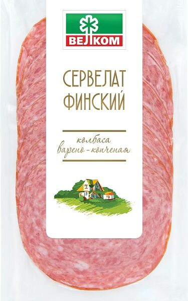 Колбаса Велком Сервелат финский 100г