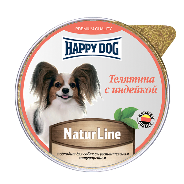 Корм для собак Happy Dog NaturLine Телятина с индейкой
