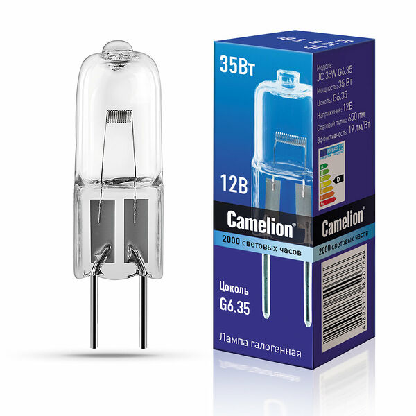 Лампа галогенная G6.35 35 Вт Camelion (Камелион)