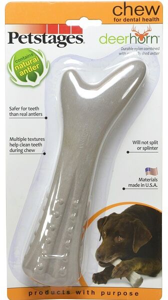 Petstages Deerhorn игрушка с оленьими рогами (большая) для собак 20 см.