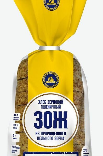 Хлеб Самарский хлебозавод №5 ЗОЖ зерновой 300 г
