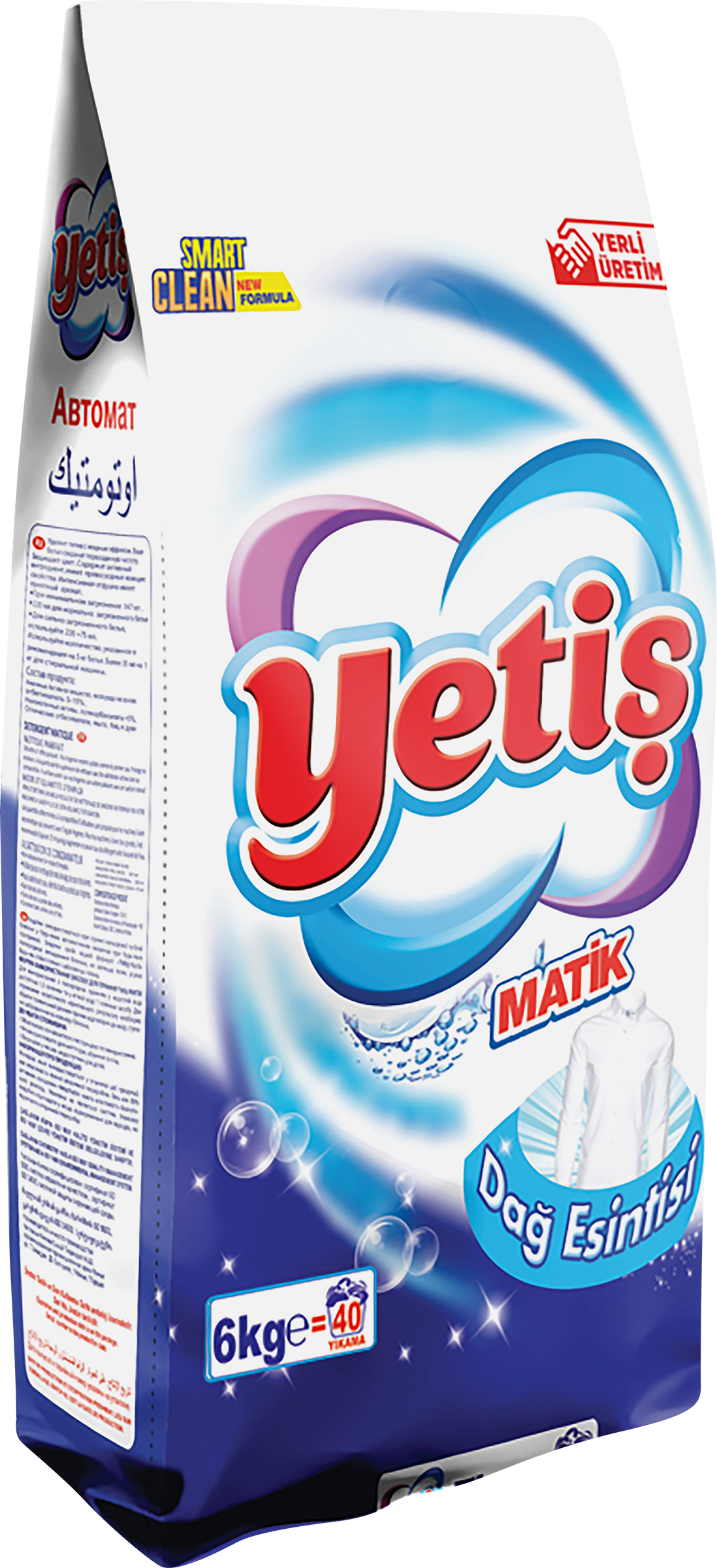 

Стиральный порошок Yetis Горная свежесть, 6кг
