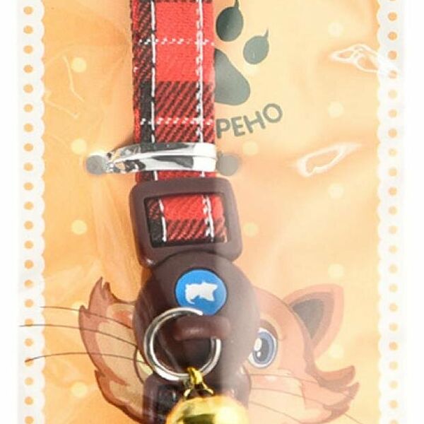 Ошейник для кошек HOMECAT Клетка с бубенчиком красный 20 см - 30 см