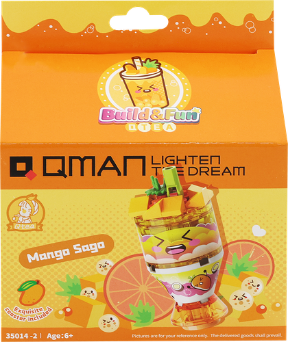 Конструктор QMAN Коктейль в ассортименте, 28-47 деталей