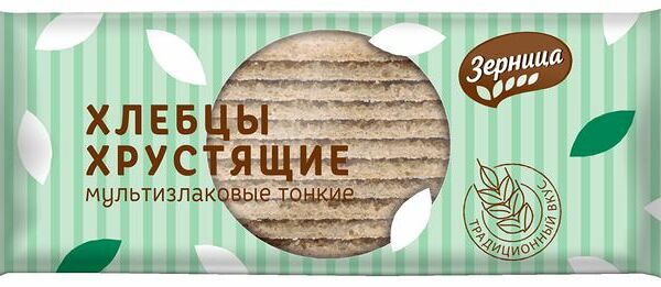 Хлебцы Зерница мультизлаковые хрустящие тонкие, 100г