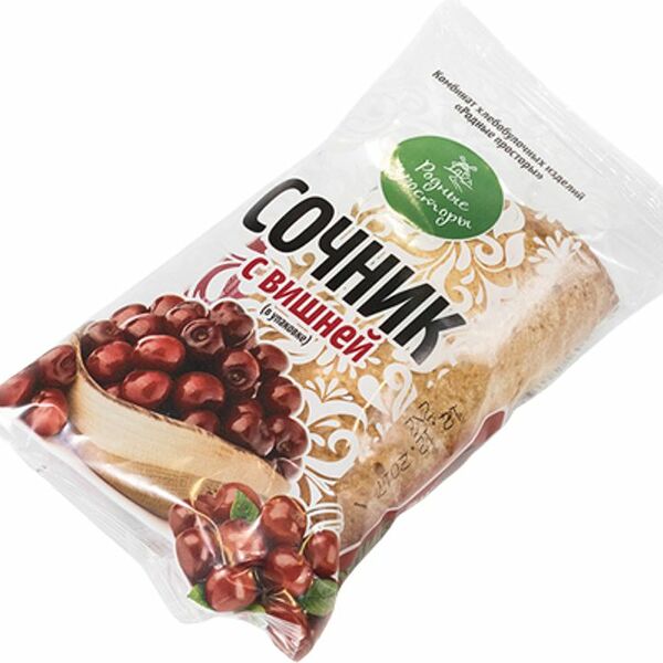 Сочник Родные просторы с вишней 100г