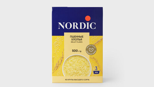 Хлопья Nordic пшенные