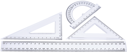 

Набор линеек ЛЕНТА прозрачные, 4шт