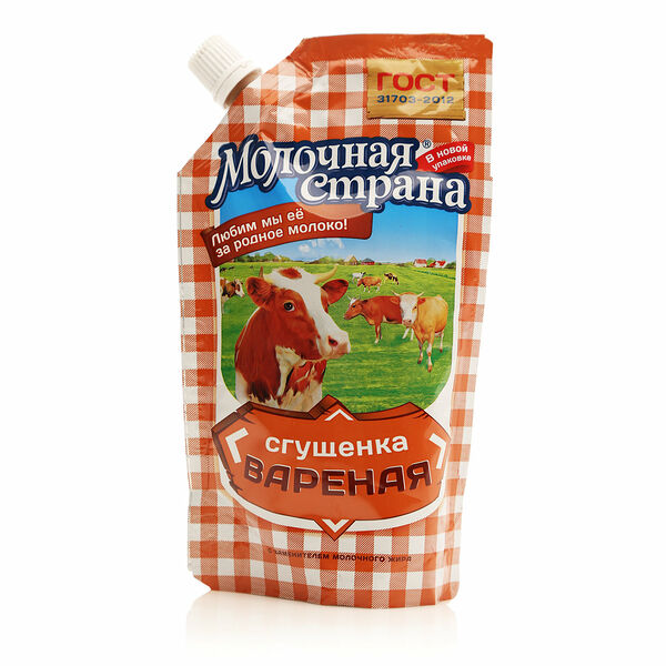 Сгущенка вареная с заменителем молочного жира 8,5% ТМ Молочная страна