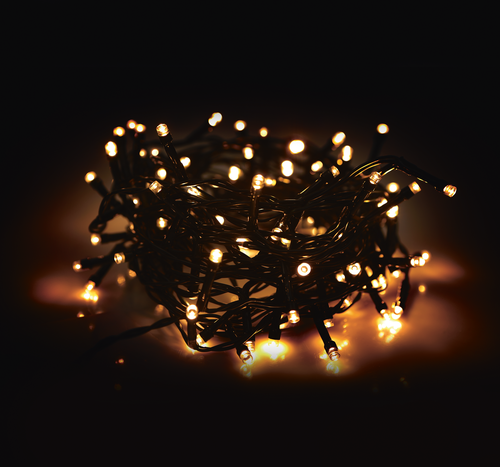 

Электрогирлянда Homeclub 200 LED теплый белый 15 м