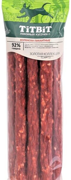 Лакомство для собак TiTBiT Колбаски пикантные 80г