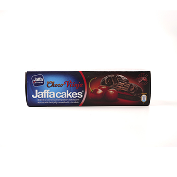 

Бисквит шоколадный Jaffa Cakes Choco Cherry с Вишневой начинкой, покрытый шоколадом 155г, Республика Сербия