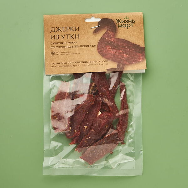 Джерки из утки по-пекински (сухое мясо)
