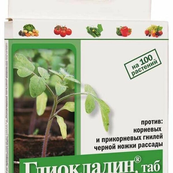 Биофунгицид для овощей Шлиокладин, 100 таблеток ТМ АБТ-Групп