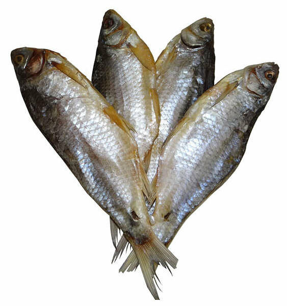 Вобла вяленая неразделанная крупная