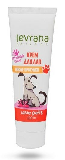 Levrana Love pets Крем для лап после прогулки
