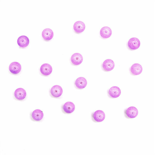 1301137 Бусины стеклянные 'Нефритовое кракле' 8мм, упак/34шт., Astra&Craft(2 сиреневый)