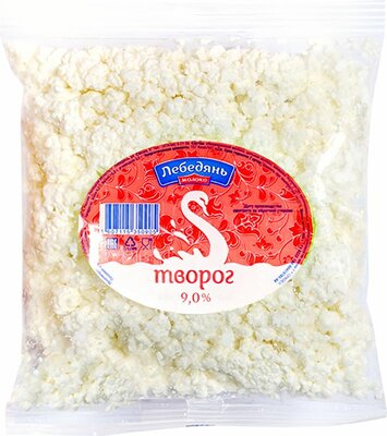 Творог Лебедяньмолоко 9% 350 г