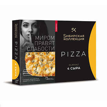 

Пицца Sибирская Коллекция Classic 4 сыра 365 г