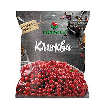 

Клюква LiViAnTa замороженная 250 г