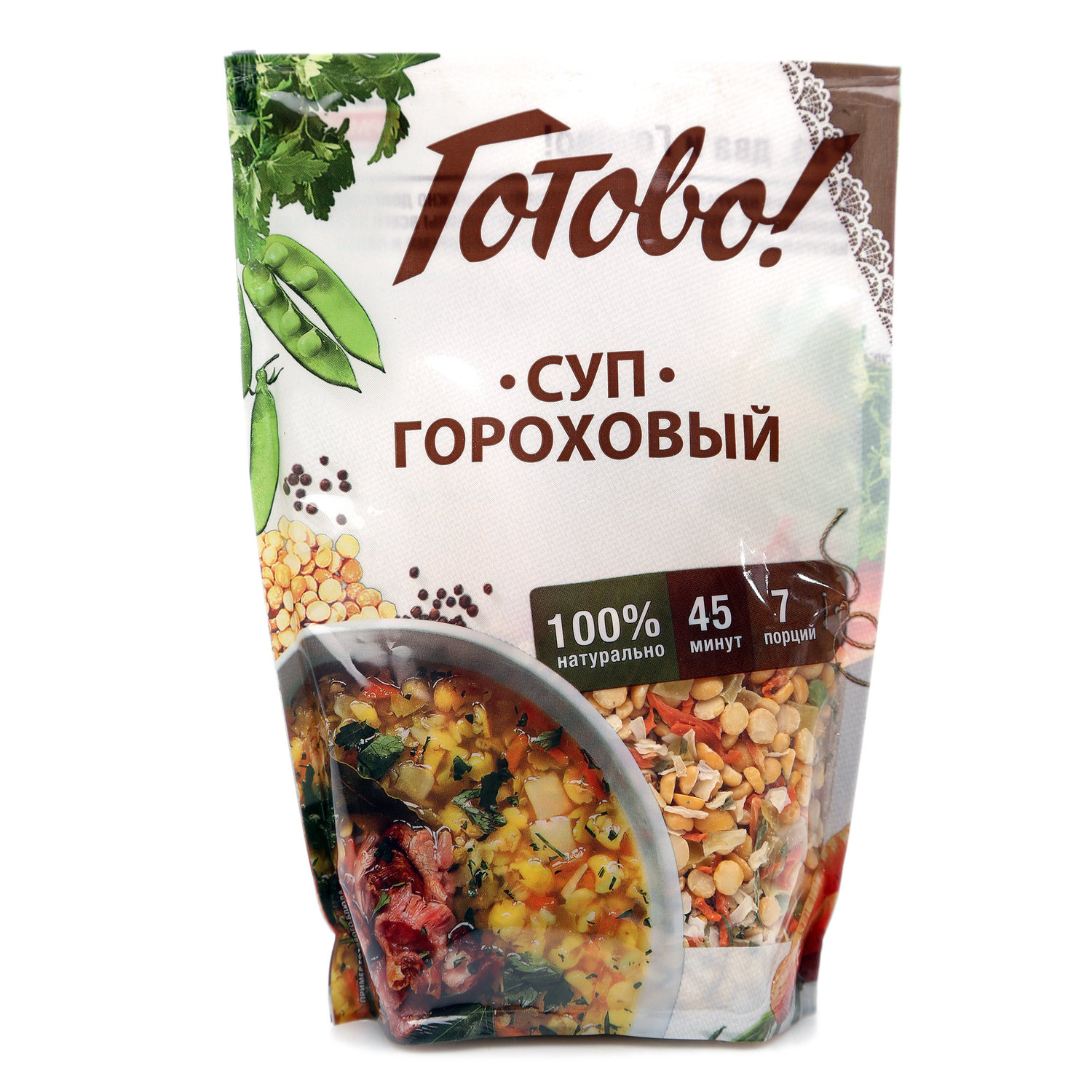 

Суп Готово! Гороховый 45 минут, 250 г