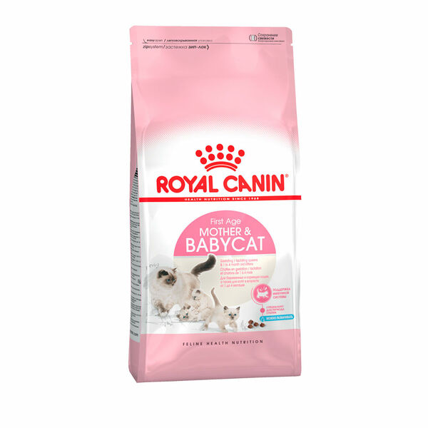 Сухой корм Royal Canin Mother & Babycat для беременных, кормящих кошек, а также для котят в возрасте от 1 до 4 месяцев и в период отъёма 400 г