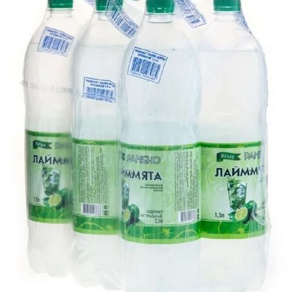 Напиток Рамено лайм-мята газированный 1.5л