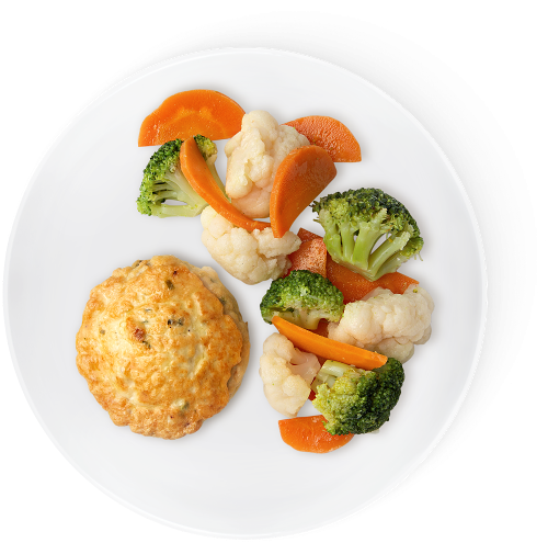 Оладьи М-Кухня из мяса курицы с овощами