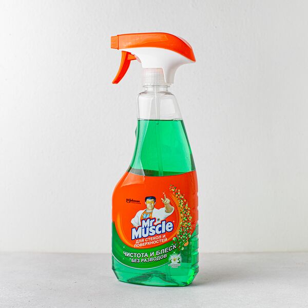 Стеклоочиститель Мr. MUSCLE для стекол и поверхностей Утренняя роса, 500 мл