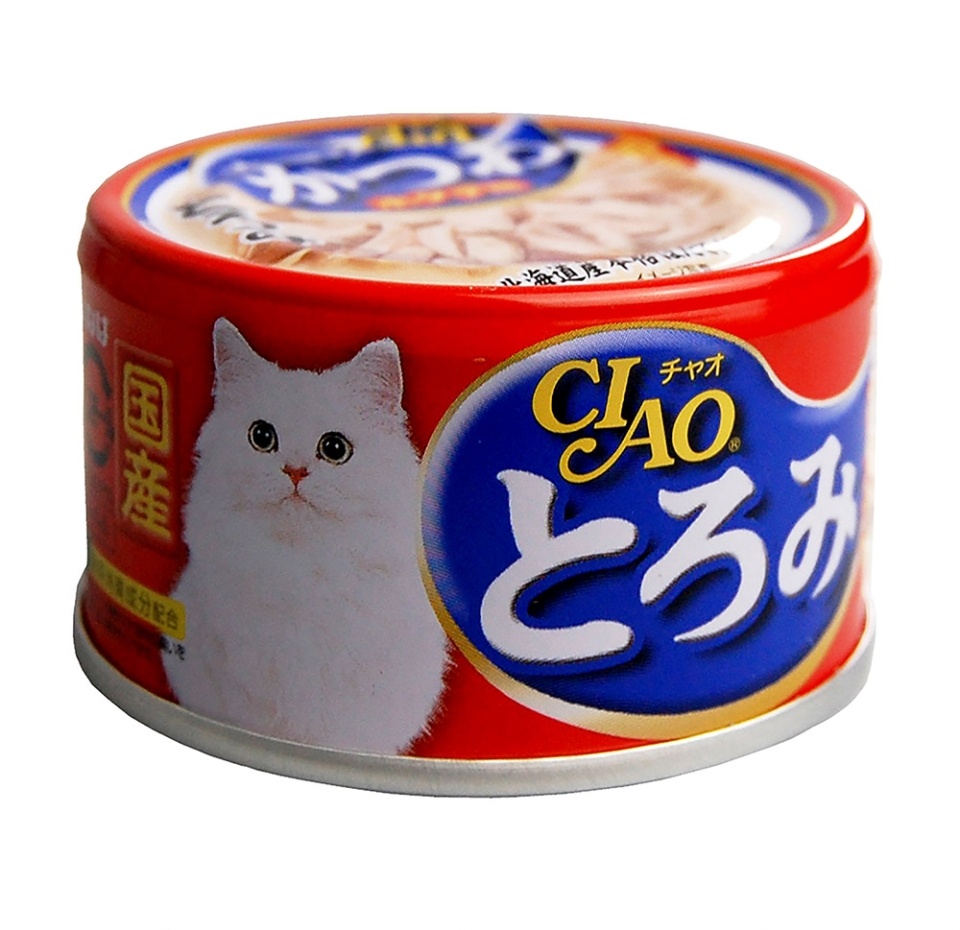 

Консервы для кошек Inaba Ciao Toromi Курица с тунцом-бонито и морским гребешком 80 г
