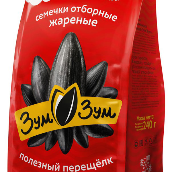 Семечки Зум-Зум отборные жареные 240 г