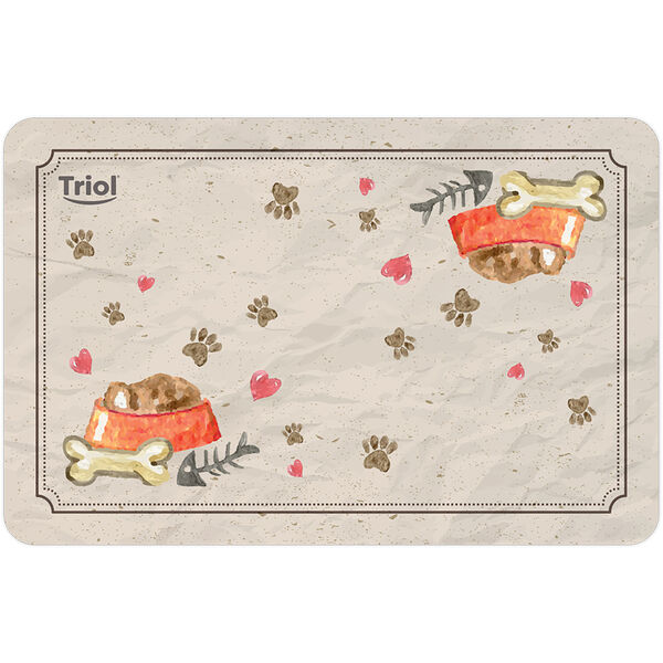 Triol Коврик под миску «Косточки» MB06 43 х 28 см.