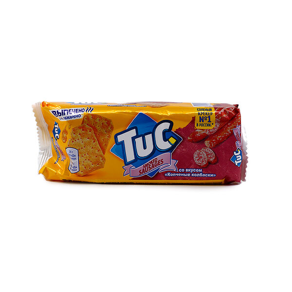 Крекер Tuc со вкусом Копченые колбаски 100г