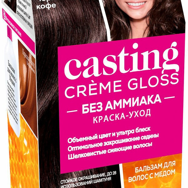 Краска для волос LOreal Paris Casting тон 200 Черное дерево
