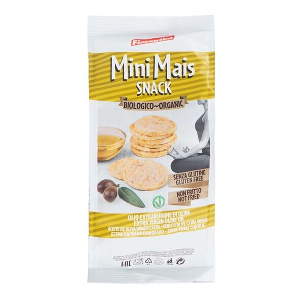 Мини-хлебцы кукурузные Fiorentini BIO с оливковым маслом без глютена