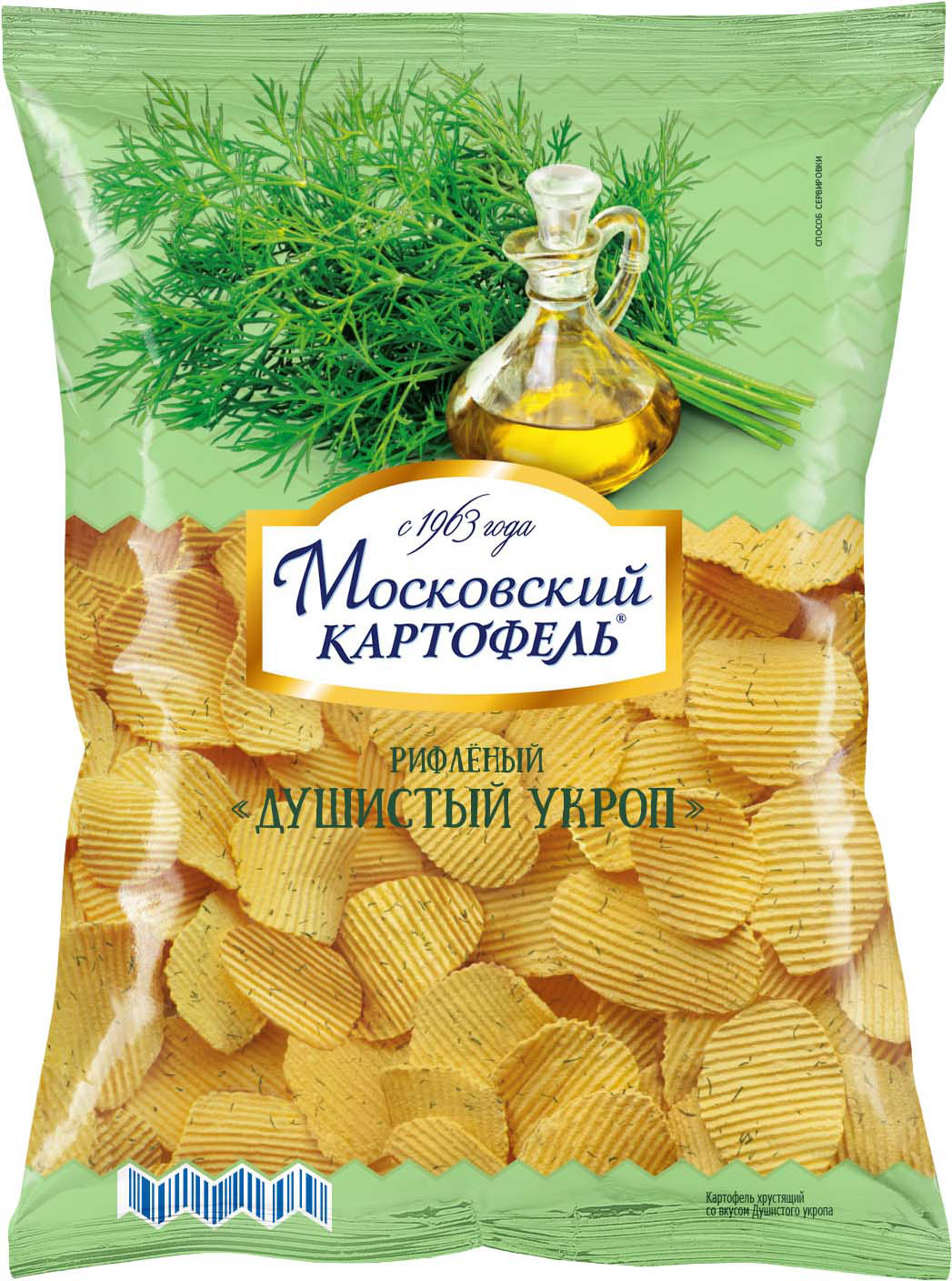 

Чипсы Московский Картофель Душистый укроп