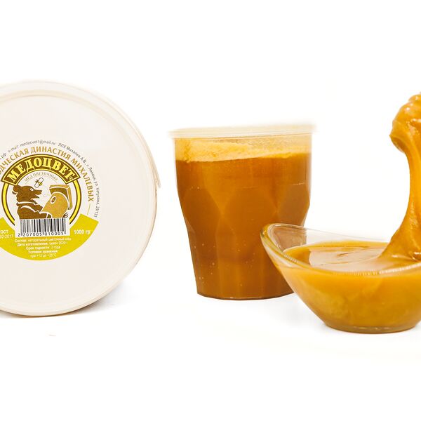 Мед цветочный 1000гр
