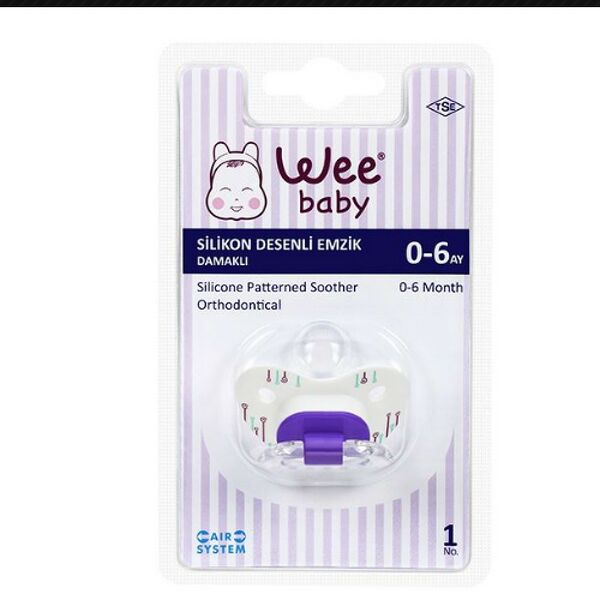WeeBaby ортодонтическая пустышка с рисунком № 1 № 576 шт