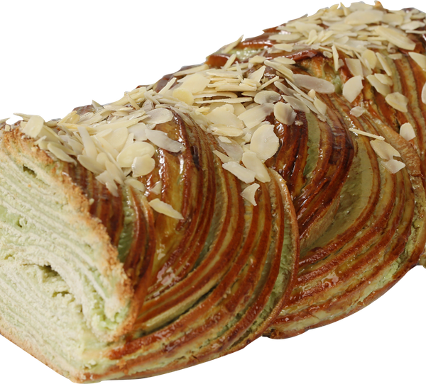 Коса сдобная с начинкой фисташка вес ЗМП