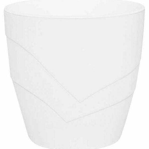 Горшок Грация белый Ø15 см, 15 см ТМ Пласт Авеню