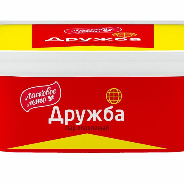 Сыр плавленый Дружба 55% 170г п/п Ласковое лето