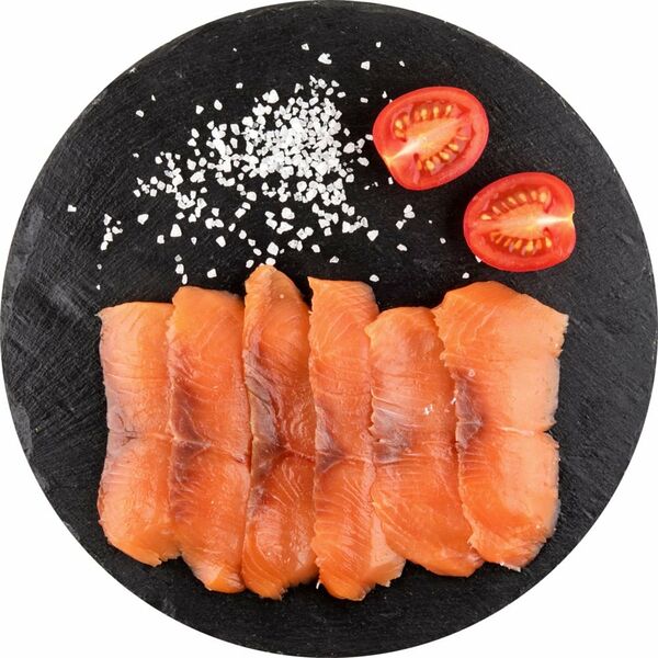 Лосось Чили слабосоленый Глобус филе-ломтики вес