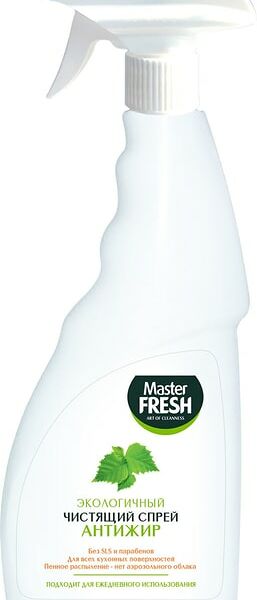 Спрей чистящий Master Fresh Экологичный Антижир для кухни 500мл