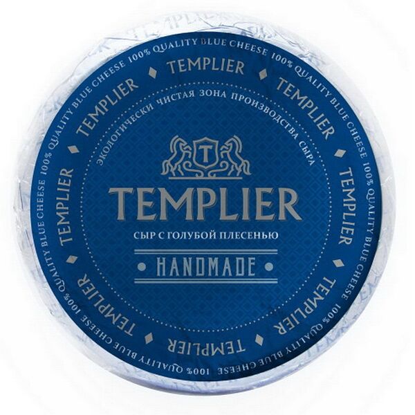 Cыр мягкий с голубой плесенью «TEMPLIER» жир. 55,0 % вес